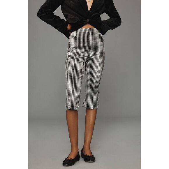 Maeve Gingham Capri Pants - Picture 2 of 7
